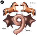 Baloane aniversare cu motiv de cal - mai multe variantenaro