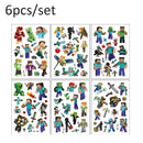 Tatuaje pentru copii Minecraft - pachet de 6