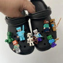 Ornamente mari pentru pantofi Crocs - Minecraft - 8 buc