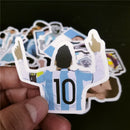 Fotbal autocolante Lionel Messi - 52 buc