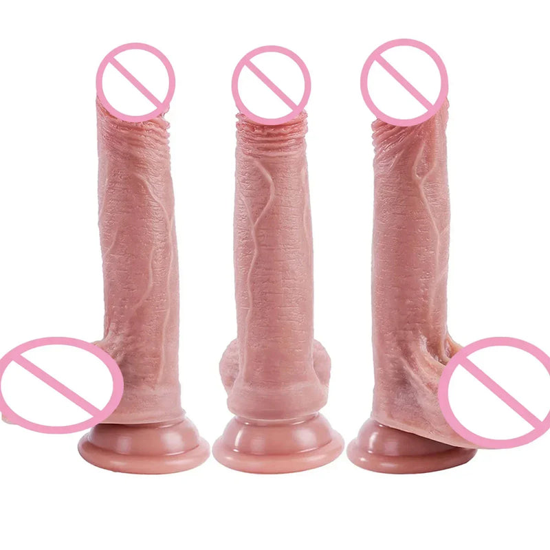 Dildo realist cu ventuză puternică - mai multe variante
