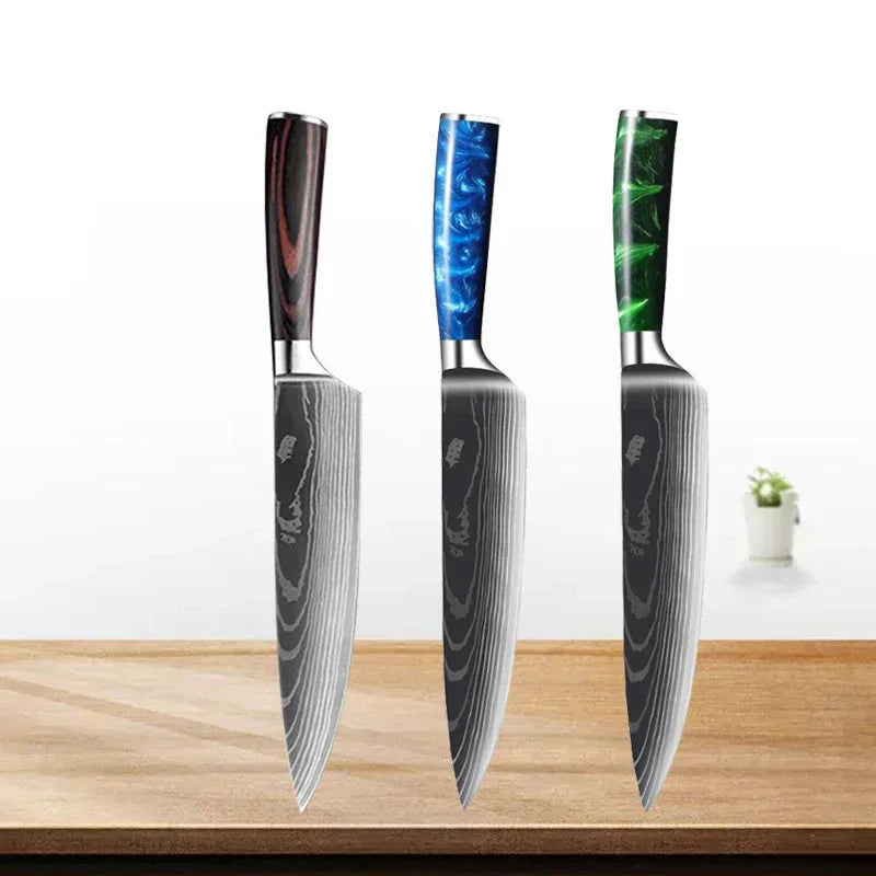 Cuțite de bucătărie BladeArt™ cu mâner de design - mai multe variante