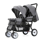 Cărucior pentru gemeni - cărucior ușor pliabil pentru doi copii - mai multe variante