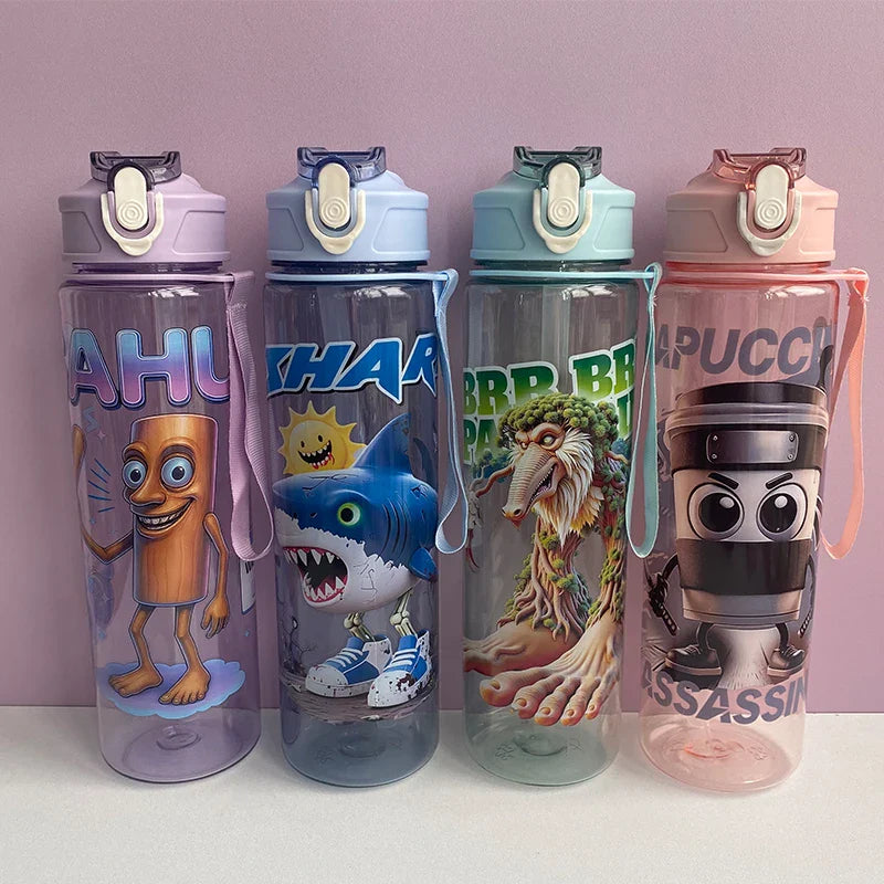 Sticlă de apă pentru bebeluși Italian Brainrot - 750 ml