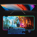RGB luminos tastatură și mouse pad Minecraft - mai multe variante