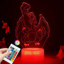 Lampă cu iluzie 3D Pokemon