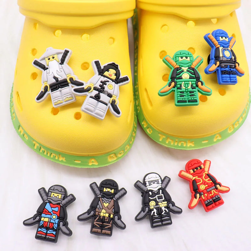 Decorațiuni pentru pantofi Crocs Ninja - 8 buc
