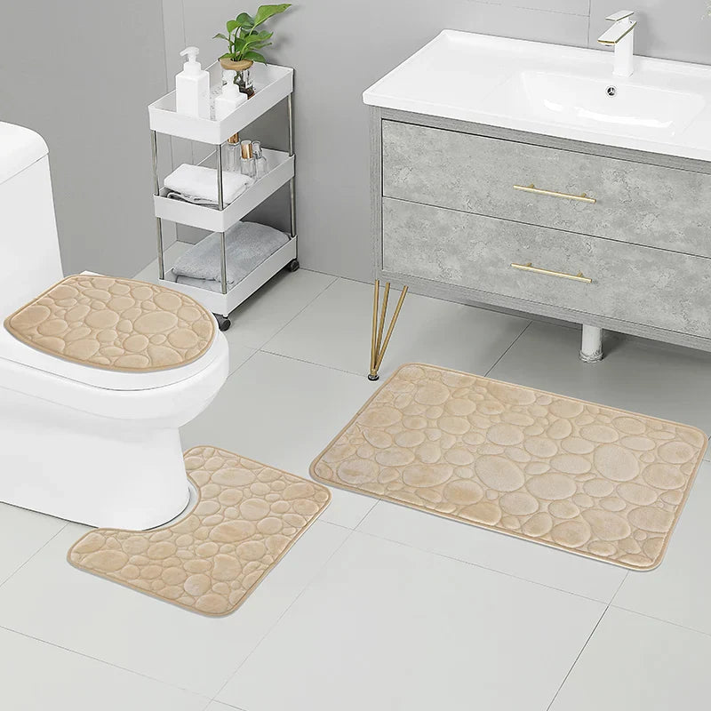 Set de covoare de baie - 3 buc