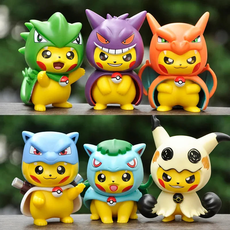 Figurine Pikachu 6 buc
