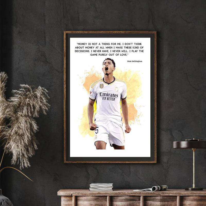 Design pictură de Jude Bellingham - mai multe variante