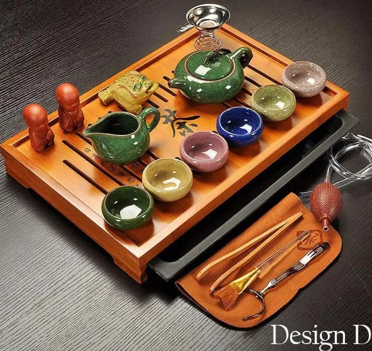 Design set de ceai japonez - mai multe variante