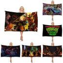 Prosop de baie mare Țestoasele Ninja - mai multe variante