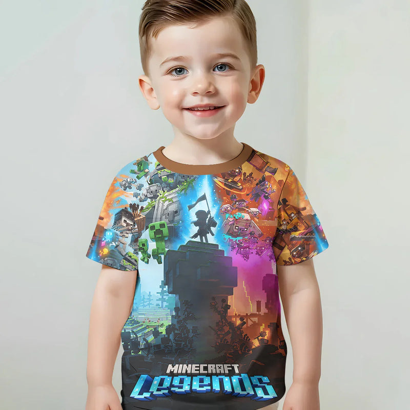 Tricoul elegant pentru copii Minecraft - mai multe variante