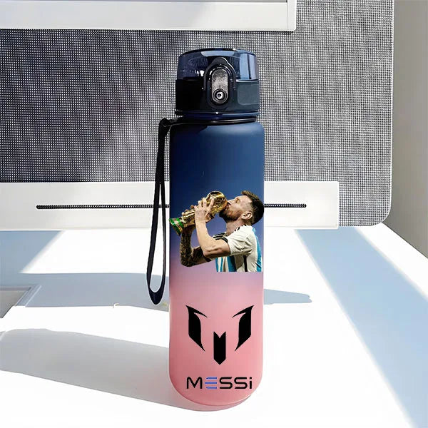 Design sticlă de apă - Lionel Messi