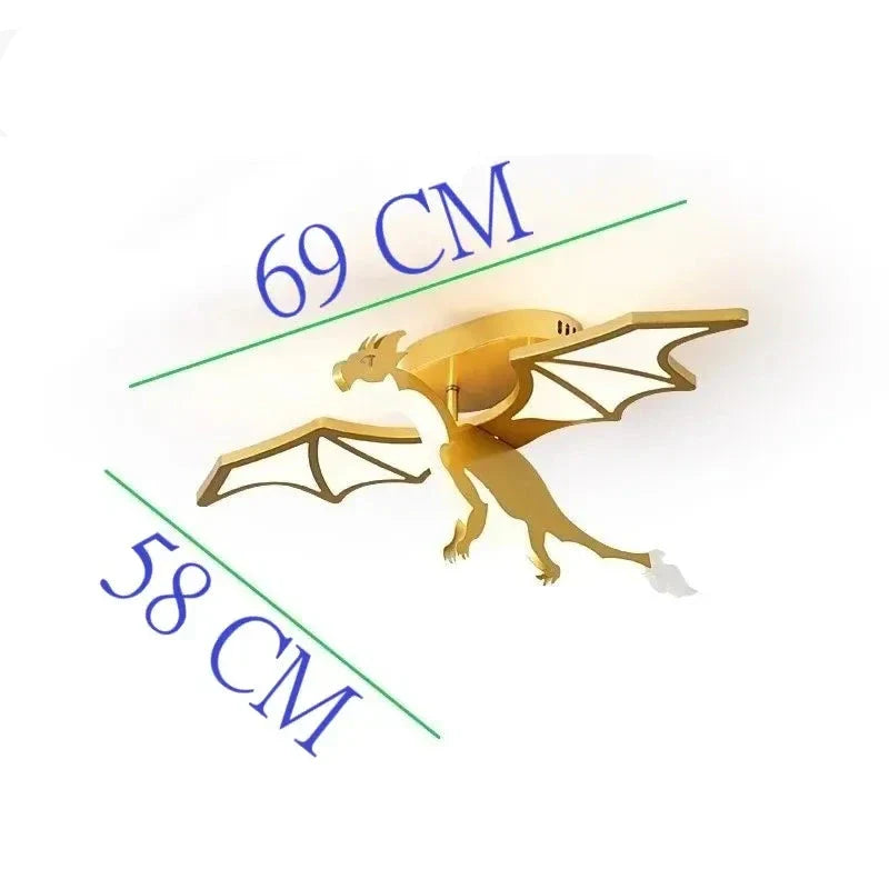 Candelabru cu design mare - dragon
