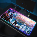 Tastatură și mouse pad luminos Fortnite RGB - mai multe variante