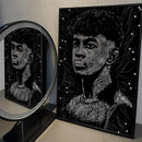 Imaginea de design a unui fotbalist - Lamine Yamal