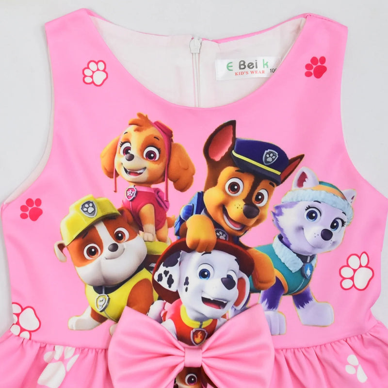 Design fete rochie de vară Paw Patrol - mai multe variante