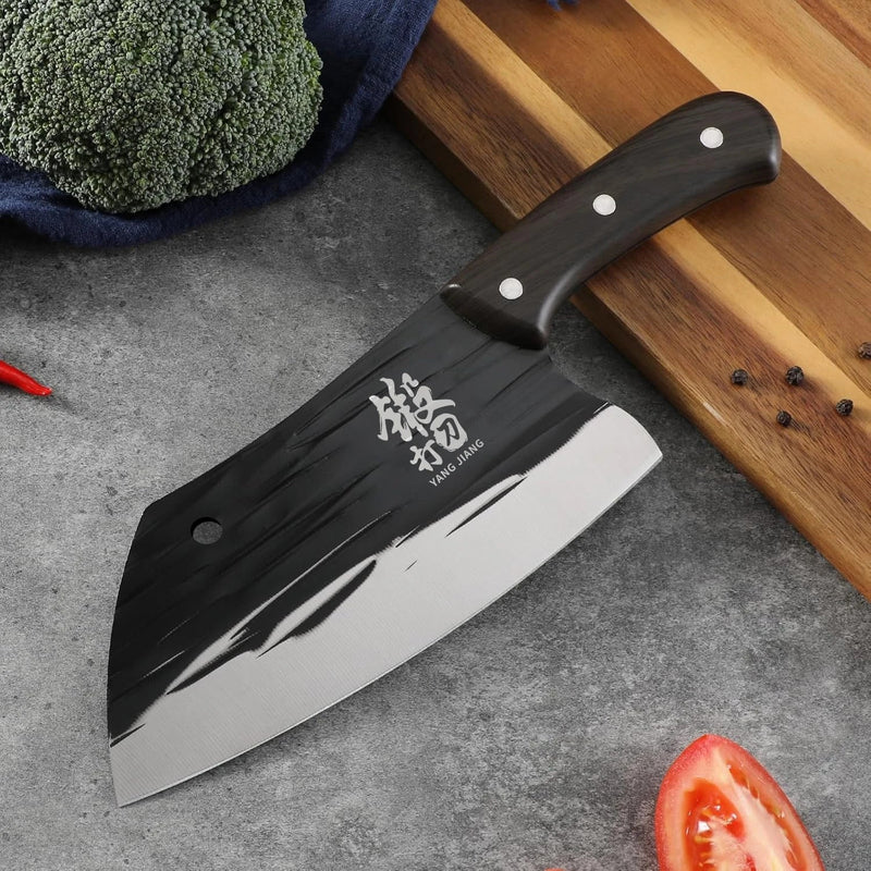 Cuțit profesional de bucătărie / mini cleaver - Oțel inoxidabil