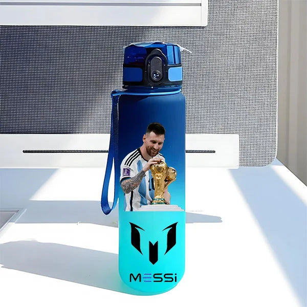 Design sticlă de apă - Lionel Messi