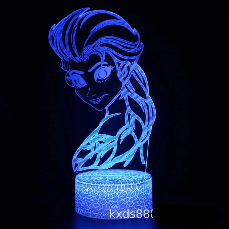 Lampă cu iluzii 3D Frozen - mai multe variante