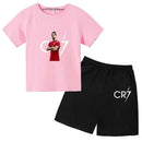 Set de vară pentru copii cu tricou și pantaloni scurți Cristiano Ronaldo - mai multe variante