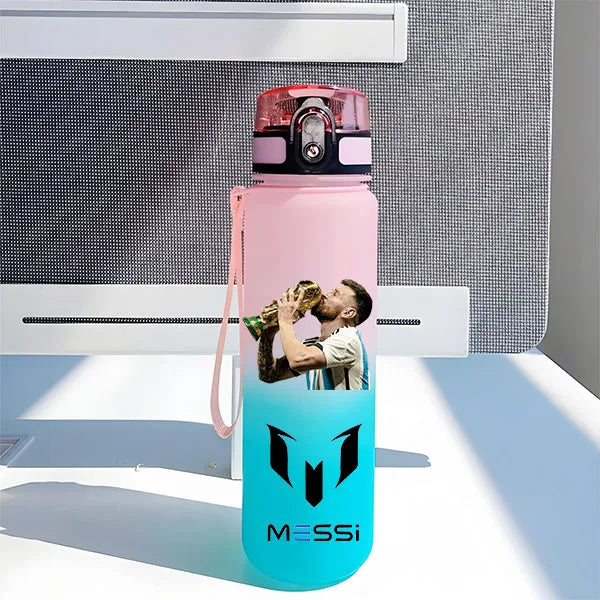 Design sticlă de apă - Lionel Messi