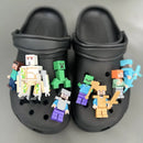 Ornamente mari pentru pantofi Crocs - Minecraft - 8 buc