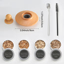 Kit afumătoare din lemn cu 4 tipuri de lemn