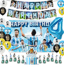 Set de petrecere de fotbal pentru ziua de naștere cu baloane Lionel Messi - mai multe variante