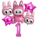 Baloane aniversare Labubu - mai multe variante