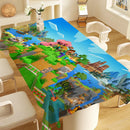 Față de masă pentru copii Minecraft - mai multe variante