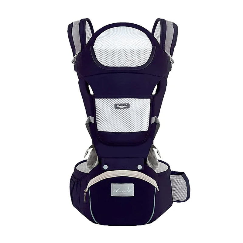 Port-bebeluș ergonomic cu scaun lombar multifuncțional - mai multe variante