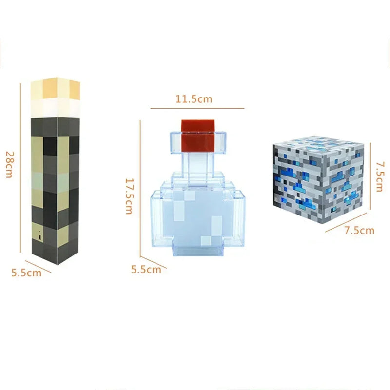Minecraft corpuri de iluminat - mai multe variante