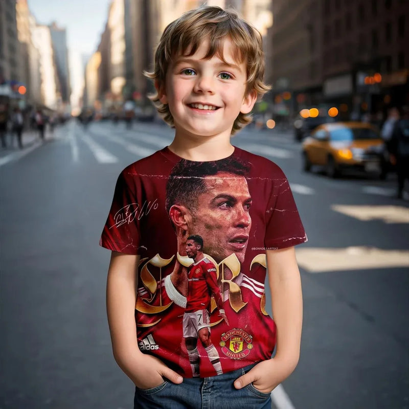 Tricou designer pentru copii - Cristiano Ronaldo