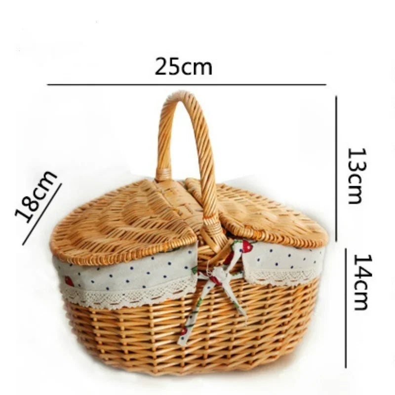 Design răchită coș de picnic - mai multe variante