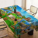 Față de masă pentru copii Minecraft - mai multe variante