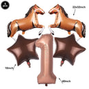 Baloane aniversare cu motiv de cal - mai multe variantenaro