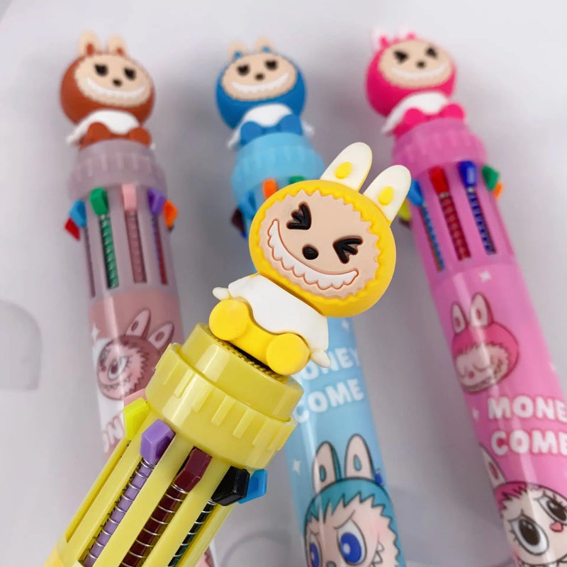 Pix multicolor cu motiv Labubu – mai multe variante