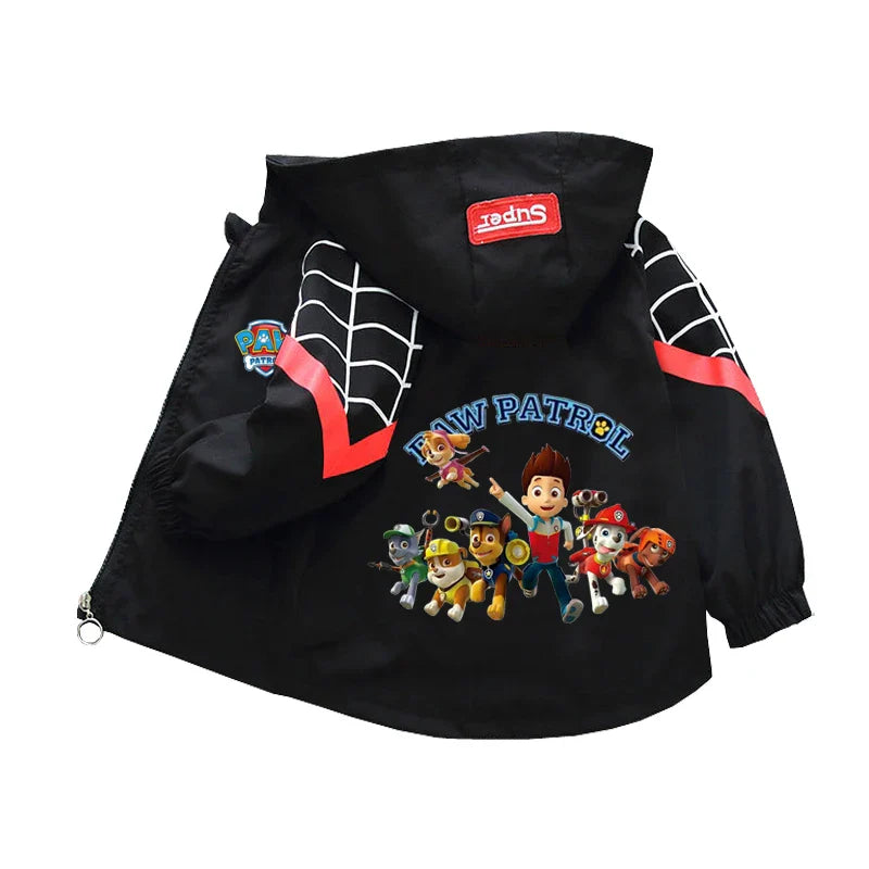 Jachetă de primăvară/toamnă pentru copii cu glugă Paw Patrol - mai multe variante