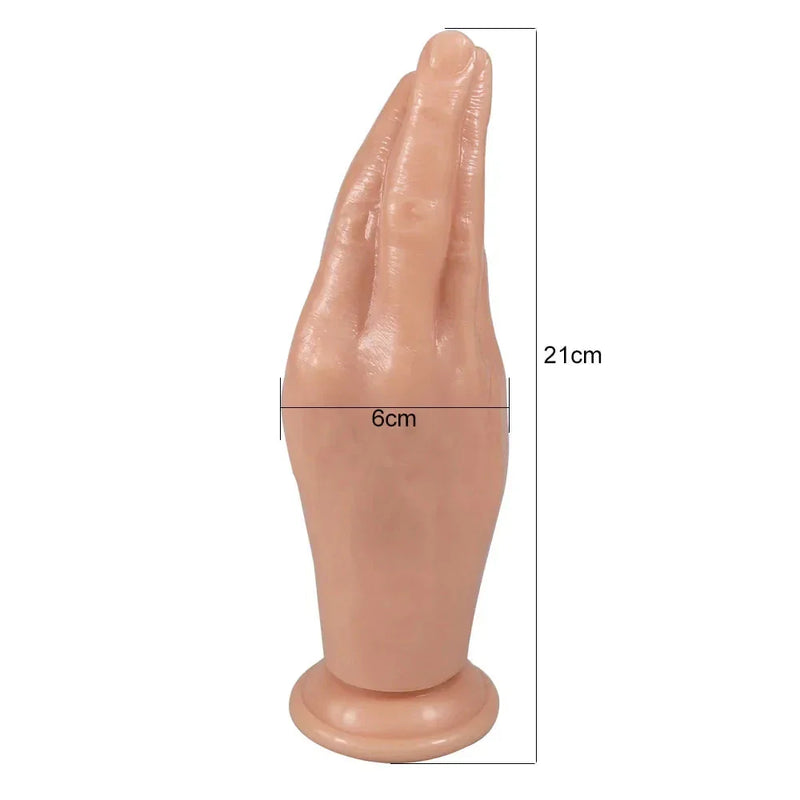 Dildo realist în formă de palmă - mai multe variante