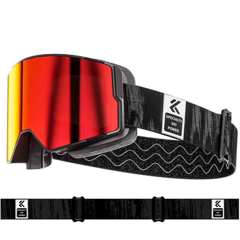 Ochelari de schi polarizați AlpineGlare™ Professional - UV400 și tehnologie anticeață