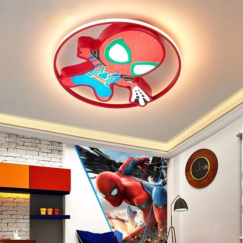Plafonieră de design Spiderman - mai multe variante