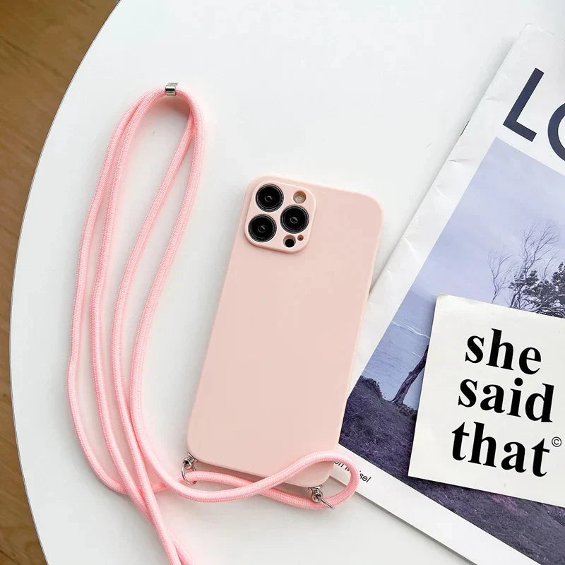 Curea Crossbody și capac iPhone - mai multe variante