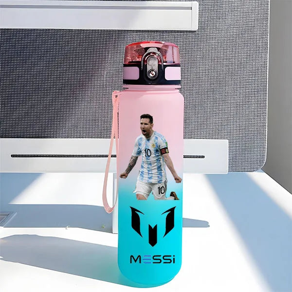Design sticlă de apă - Lionel Messi