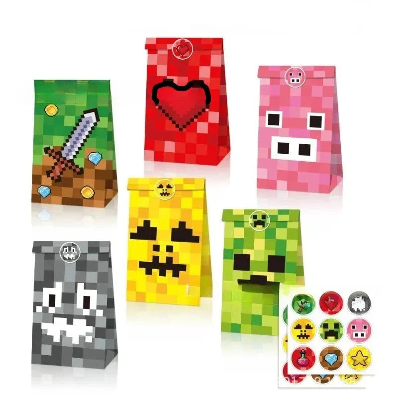 Împachetarea cadourilor Minecraft - 12 buc