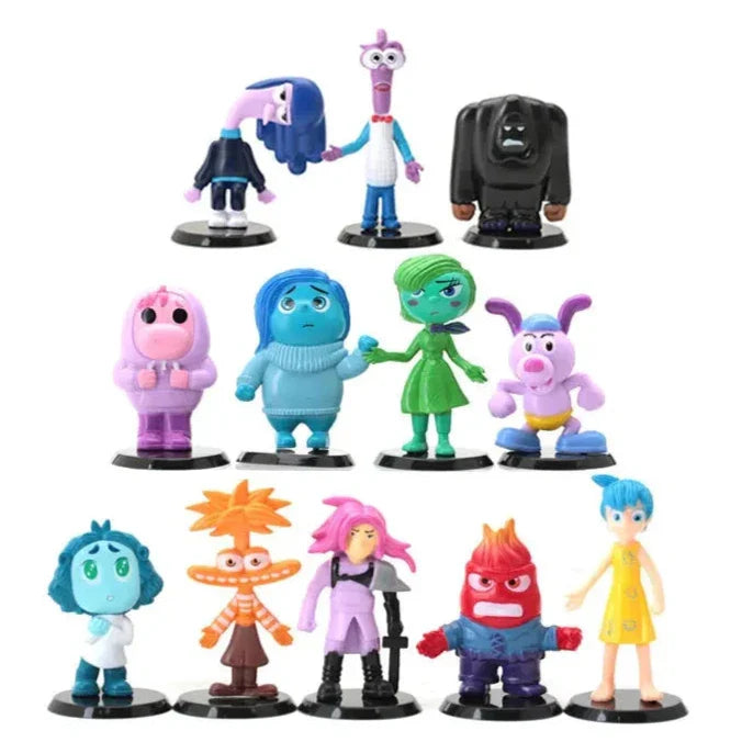 Proiectare figurine Inside Out 2 - 12 buc