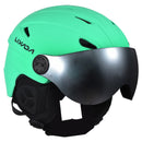 Cască de schi și snowboard cu ochelari de protecție - mai multe variante