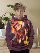 Designer Kids Sweatshirt Minecraft - mai multe variante