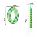 Lumânări pentru ziua de naștere a copiilor Minecraft - mai multe variante